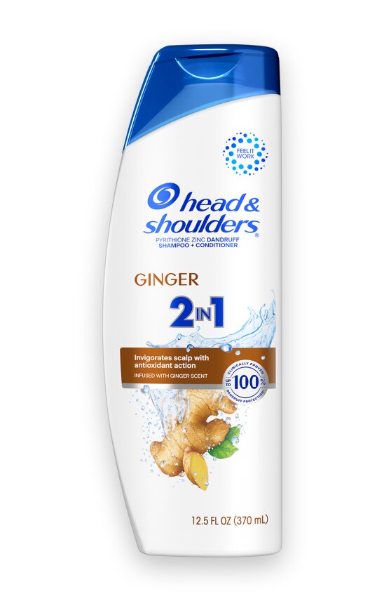 Head & Shoulders 2 in 1 Dandruff Shampoo and Conditioner Ginger - 12.5oz/6pk