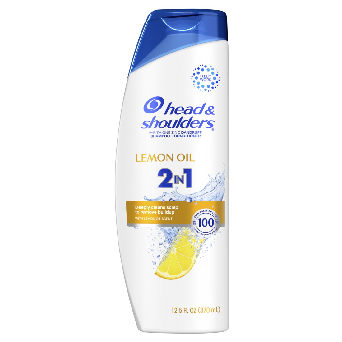 Head & Shoulders 2 in 1 Dandruff Shampoo and Conditioner Lemon Essential Oil - 12.5oz/6pk