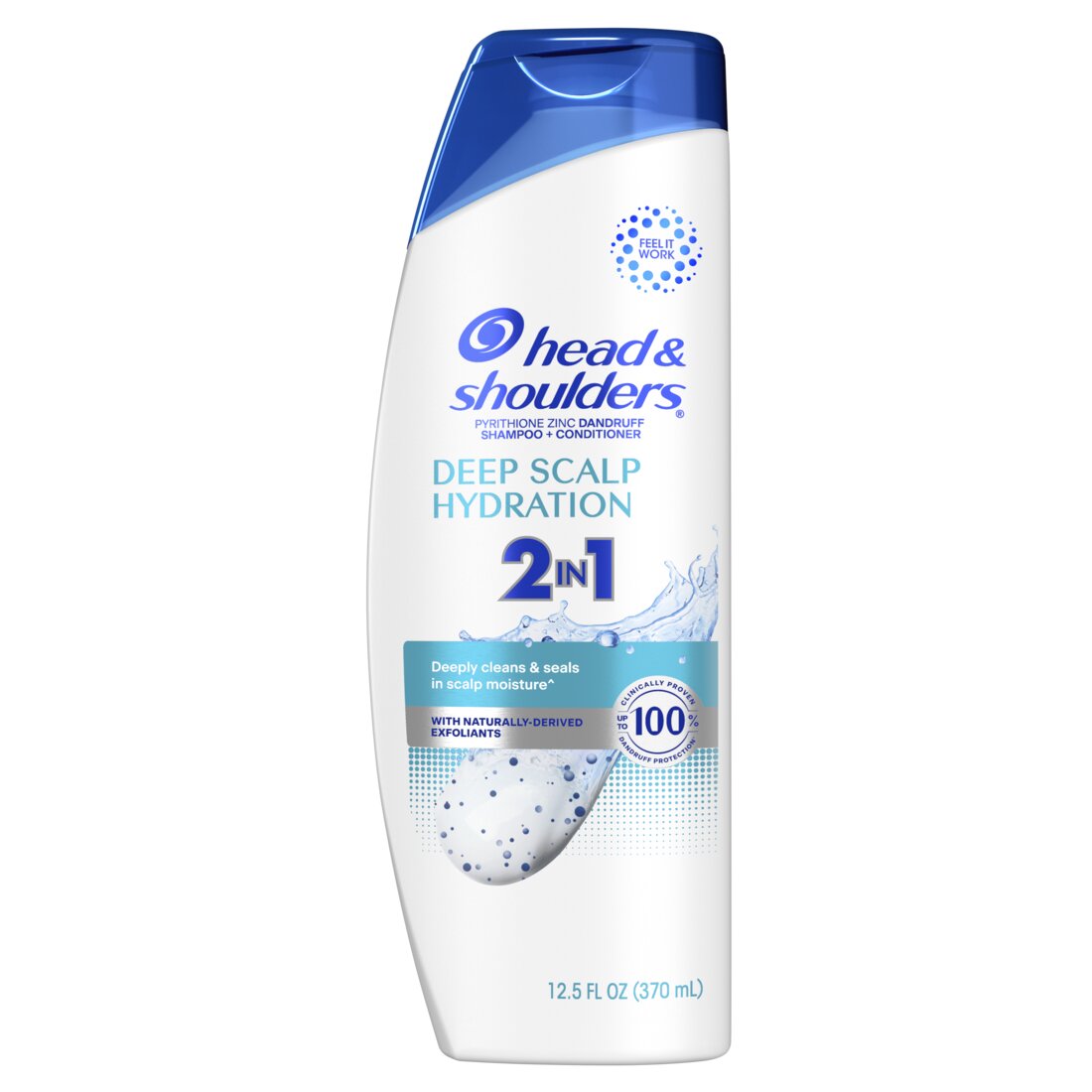 Head & Shoulders 2 in 1 Dandruff Shampoo and Conditioner Deep Scalp Hydration - 12.5oz/6pk