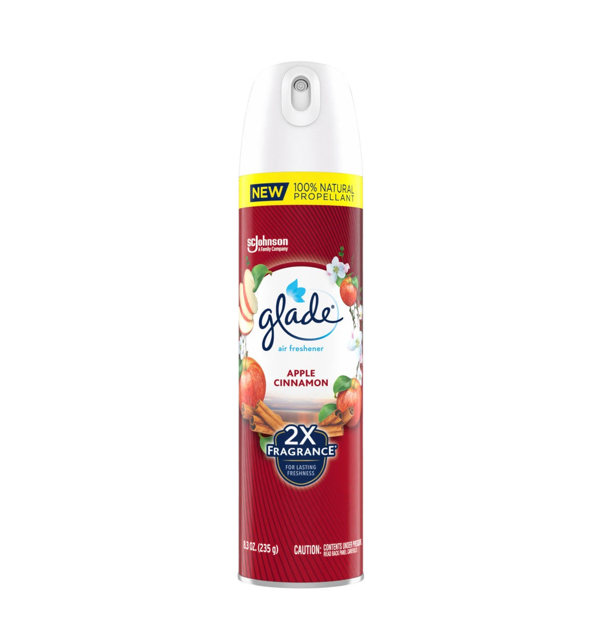 Glade Compressed Gas Aerosol - Apple Cinnamon - 8.3oz/6pk