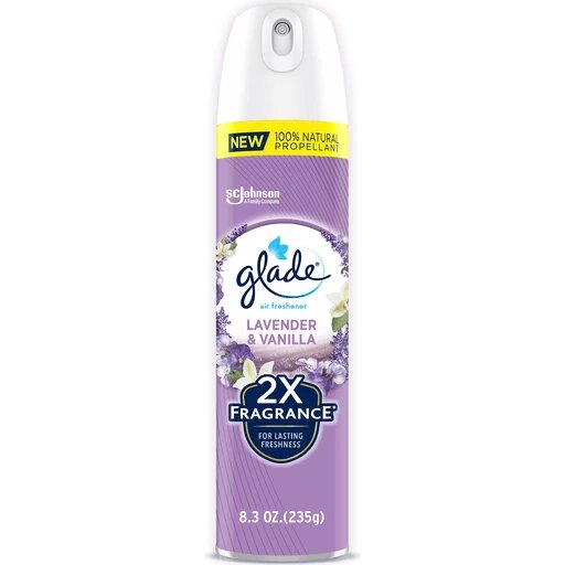 Glade Compressed Gas Aerosol - Lavender & Vanilla - 8.3oz/6pk