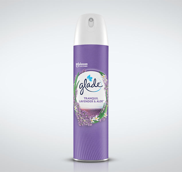 Glade Compressed Gas Aerosol - Tranquil Lavender & Aloe - 8.3oz/6pk