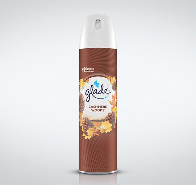 Glade Compressed Gas Aerosol - Cashmere Woods - 8.3oz/6pk