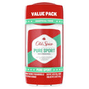 Old Spice High Endurance Anti-Perspirant Deodorant for Men Pure Sport Scent Twin Pack - 3.0oz/6pk