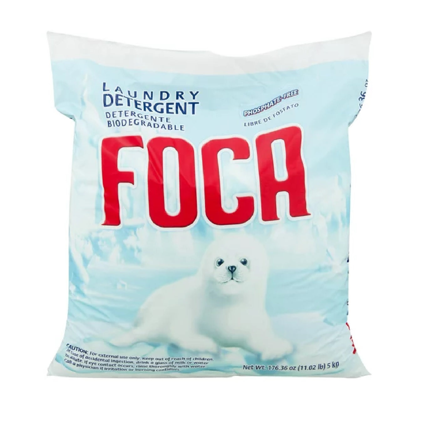 Foca Laundry Detergent - 176oz/11lb/4pk