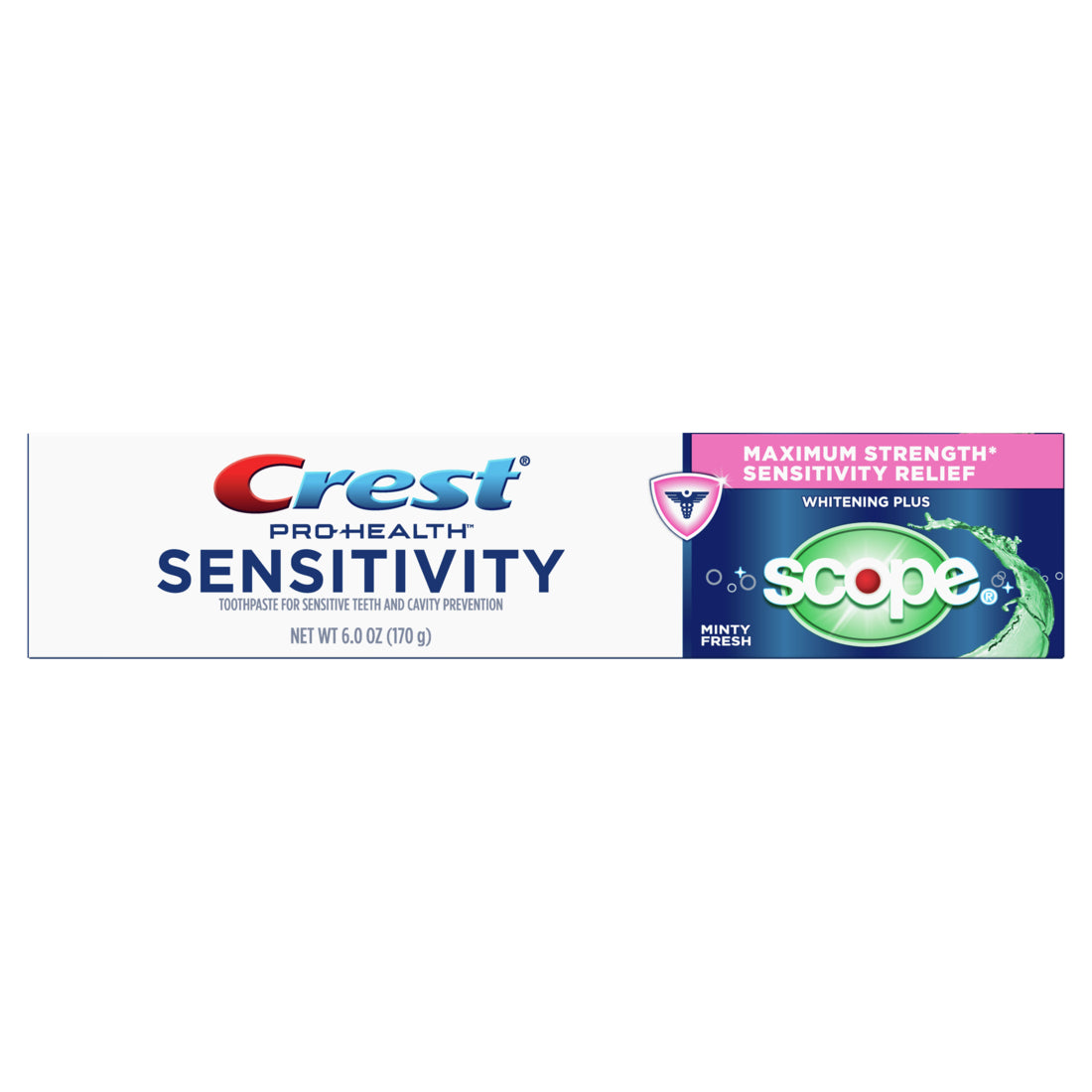 Crest Pro-Health Sensitivity Whitening Plus Scope Toothpaste - 6.0oz/12pk
