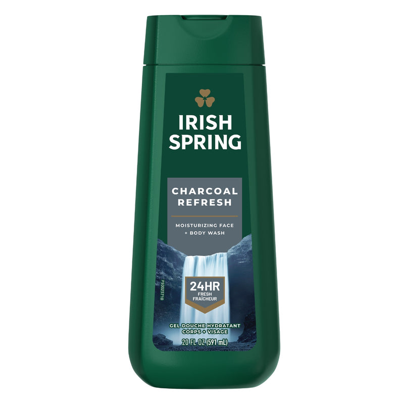 Irish Spring Body Wash Pure Fresh Charcoal - 20oz/4pk