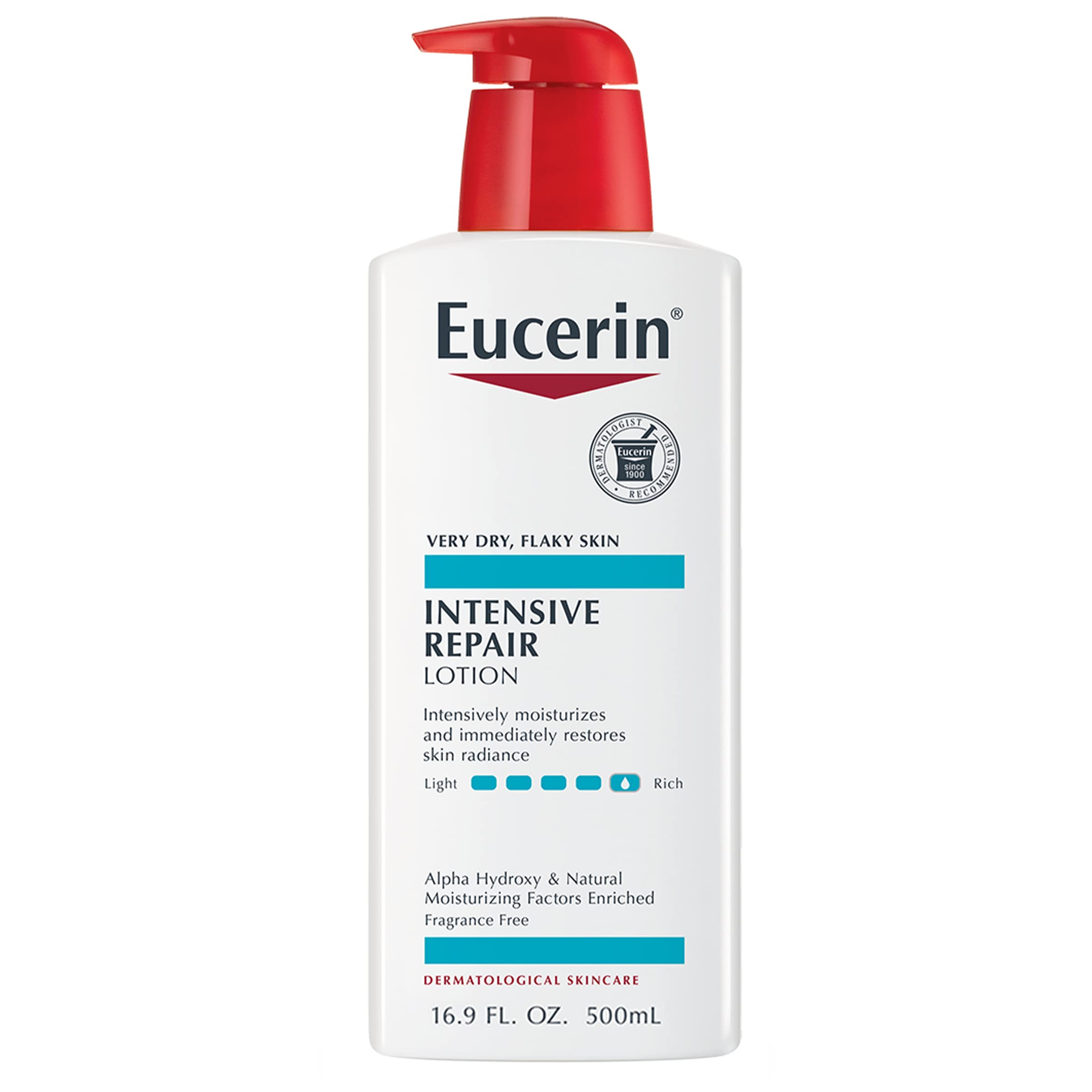 Eucerin Intensive Repair Very Dry Skin Lotion Pump Bottle - 16.9oz/12pk