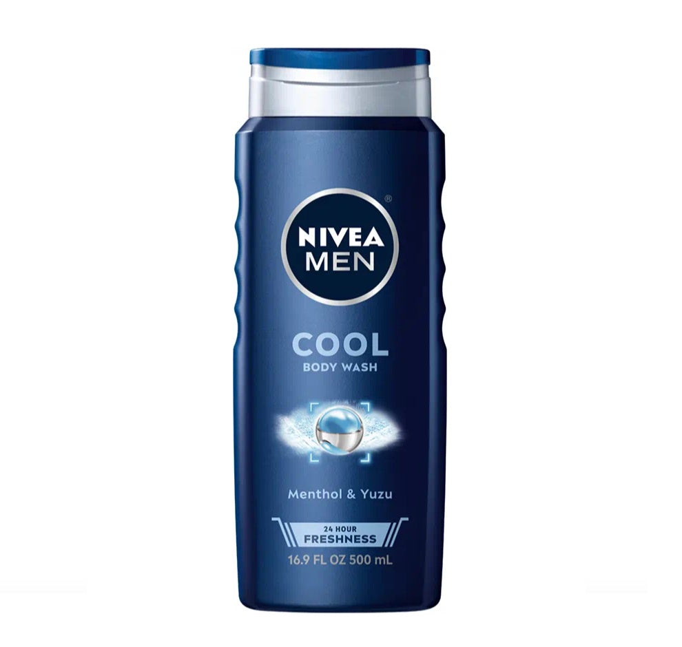 Nivea Men Cool Body Wash - 16.9oz/3pk