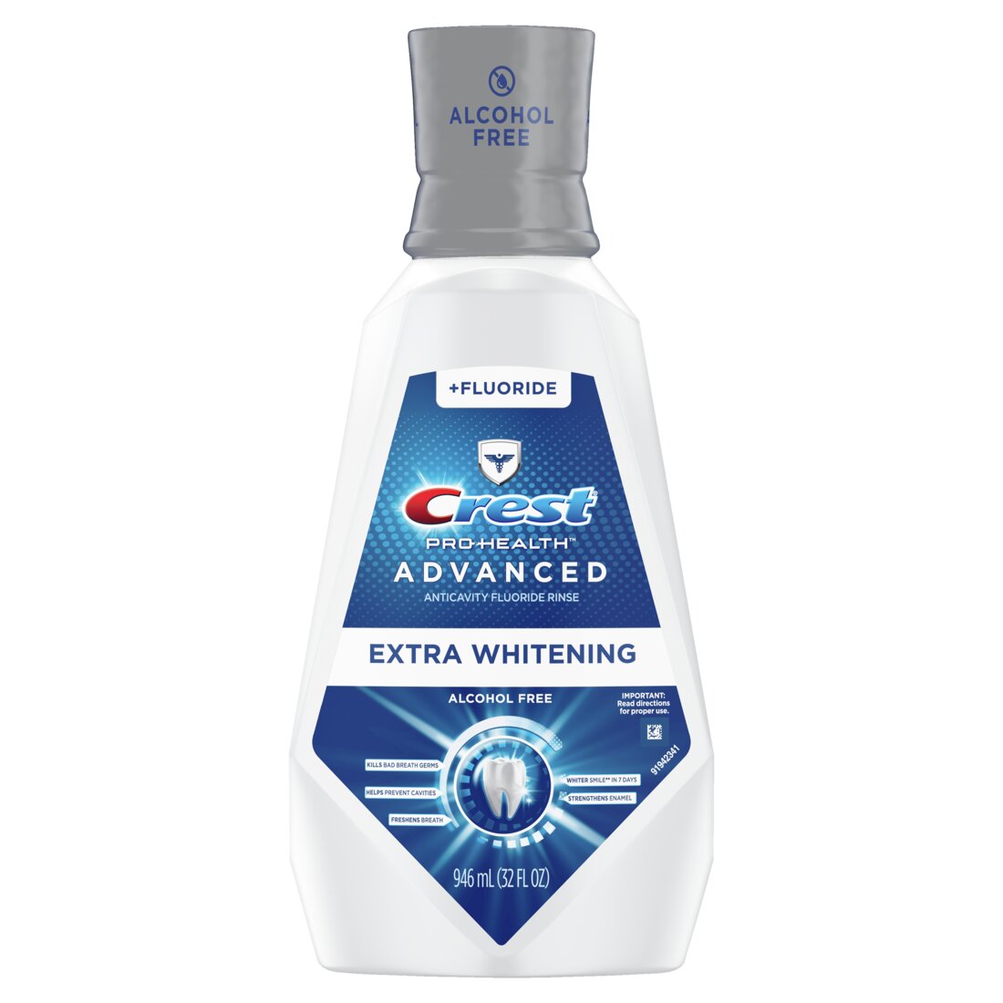 Crest Pro-Health Advanced Mouthwash Energizing Mint Flavor - 32oz/6pk