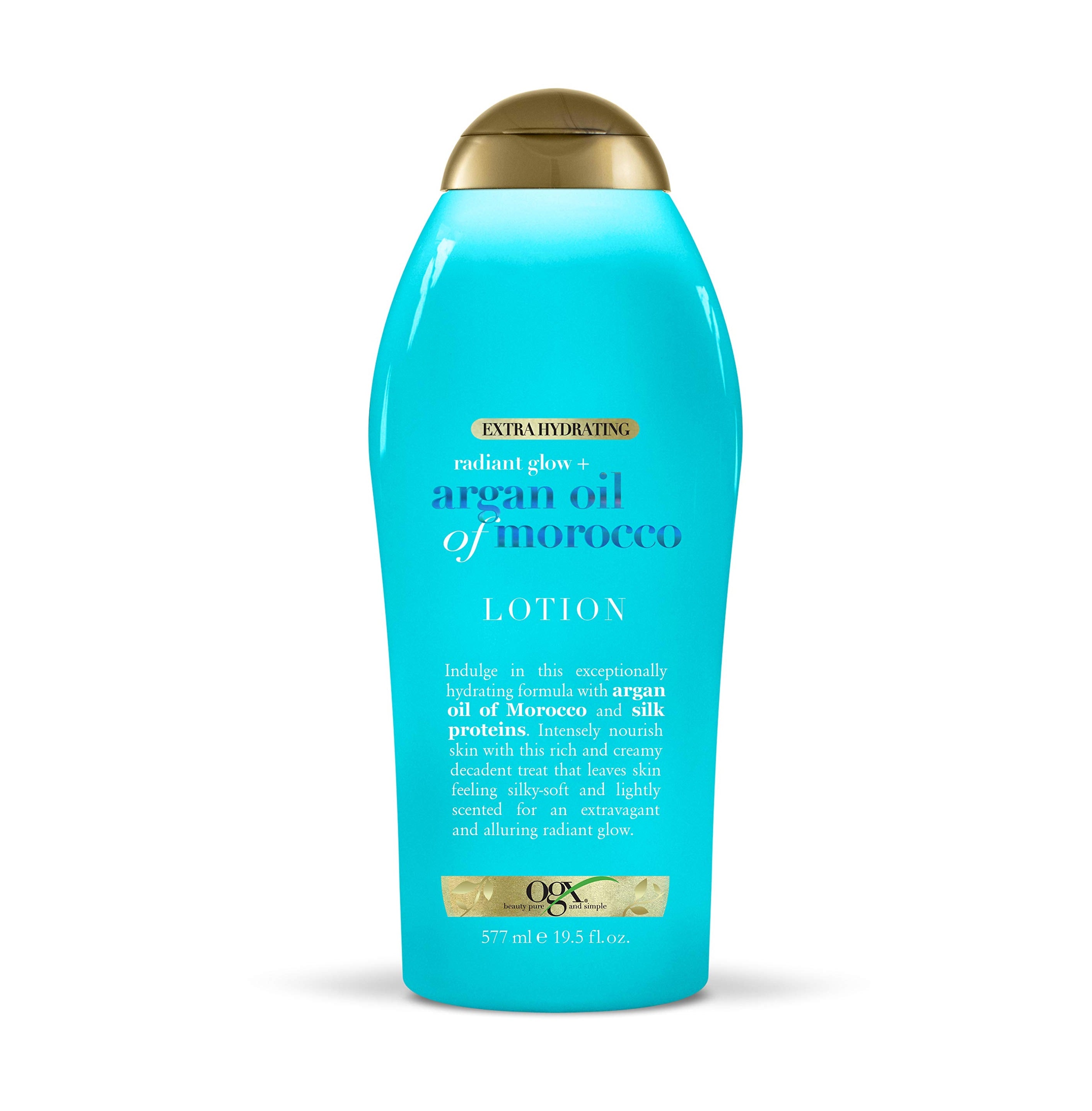 OGX Radiant Glow + Argan Oil of Morocco Lotion Extra Hydrating - 19.5oz/4pk