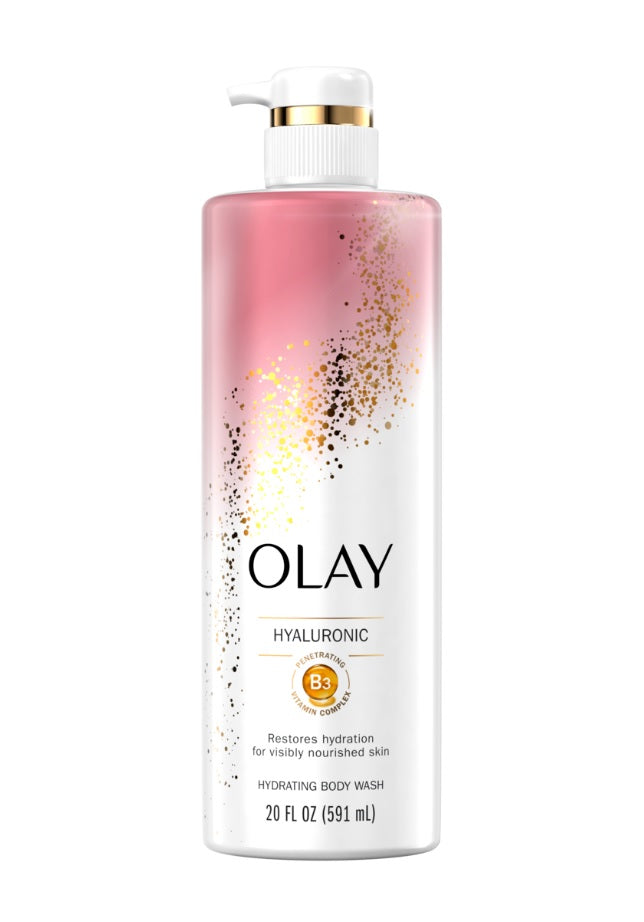Olay Cleansing & Nourishing Body Wash with Vitamin B3 and Hyaluronic Acid - 20oz/4pk