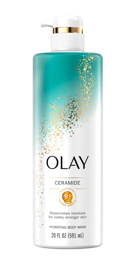 Olay Cleansing & Strengthening Body Wash with Ceramide and Vitamin B3 Complex - 20oz/4pk
