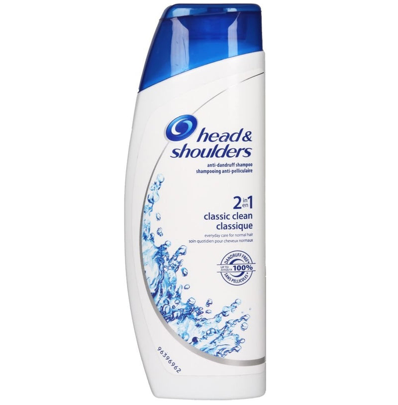 Head & Shoulders Classic Clean 2in1 Anti-Dandruff Shampoo and Conditioner - 400ml/13.5oz/6pk