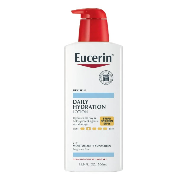 Eucerin Daily Hydration SPF Lotion - 16.9oz/3pk