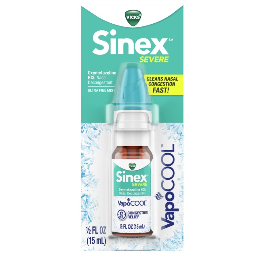 Vicks Sinex SEVERE Nasal Spray with VapoCOOL - 265ct/32pk