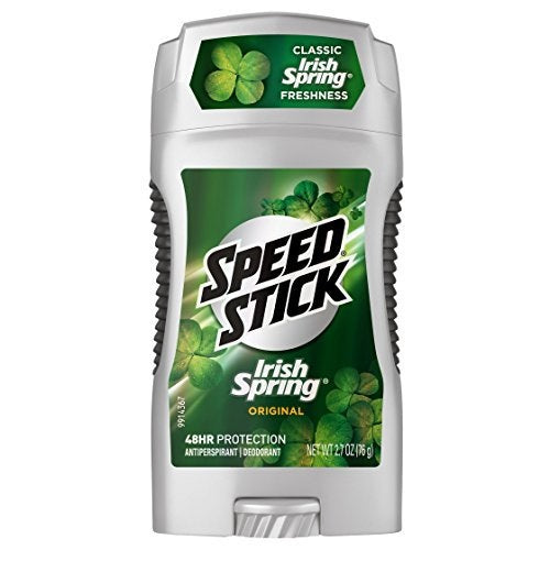 Mennen Speed Stick Irish Spring Anti-Perspirant Deodorant Original - 2.7oz/12pk
