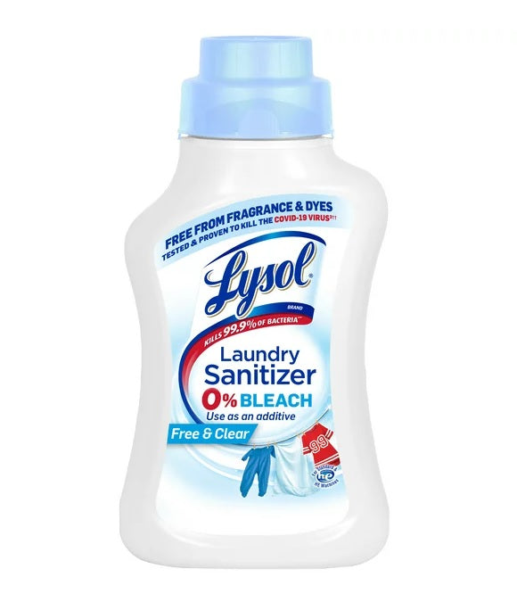 Lysol Laundry Sanitizer Free & Clear - 41oz/6pk