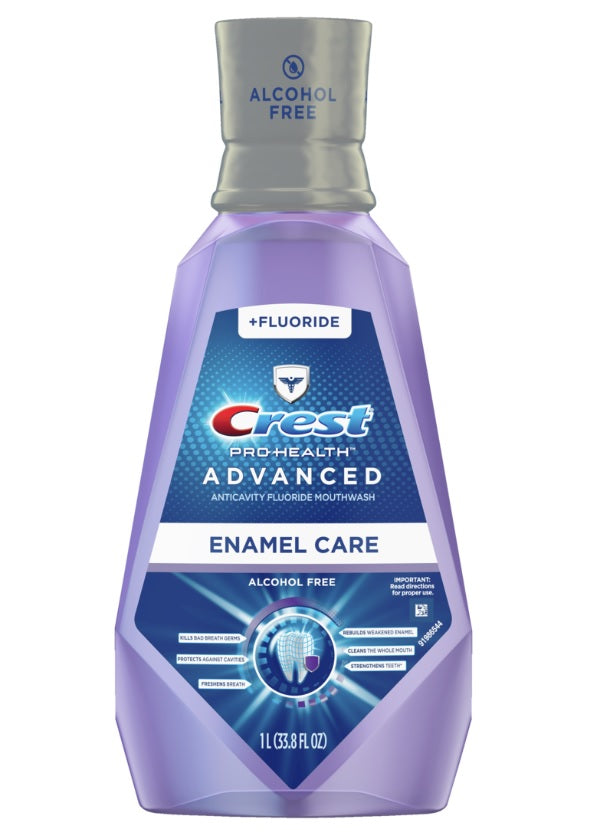Crest Pro-Health Advanced Mouthwash Alcohol Free Enamel Care - 33.8oz/6pk