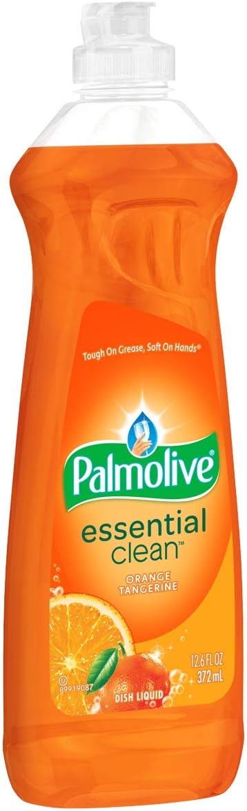 Palmolive Dishwashing Liquid Essential Clean Orange Tangerine Dish Soap - 12.6oz/20pk