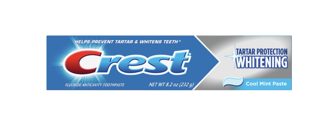 Crest Tartar Protection Toothpaste Whitening Cool Mint - 8.2oz/24pk