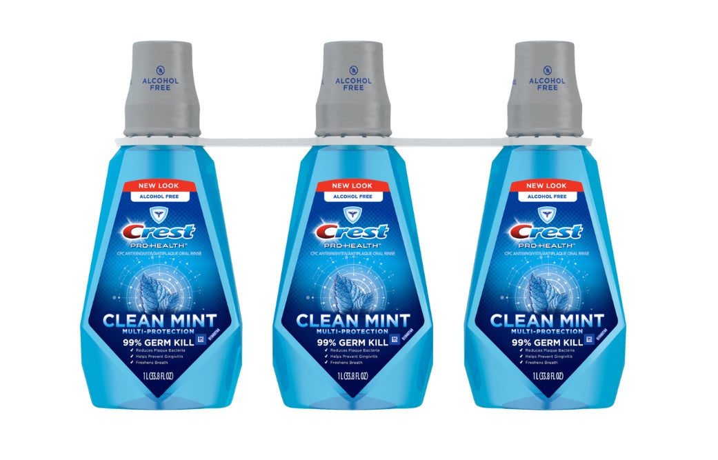 Crest Pro-Health Mouthwash Clean Mint Multi-Protection 32oz/3pk
