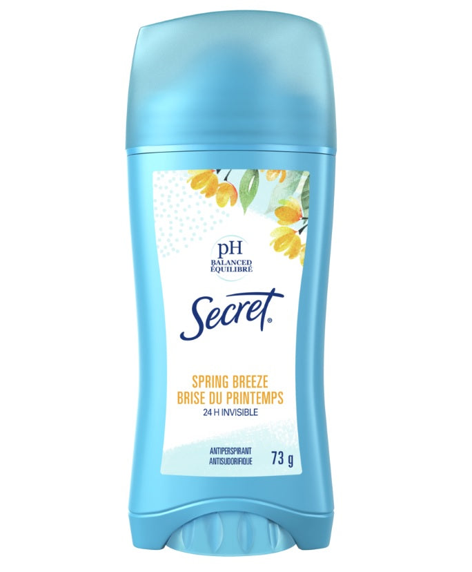 Secret Invisible Solid Antiperspirant and Deodorant Spring Breeze - 2.6oz/12pk