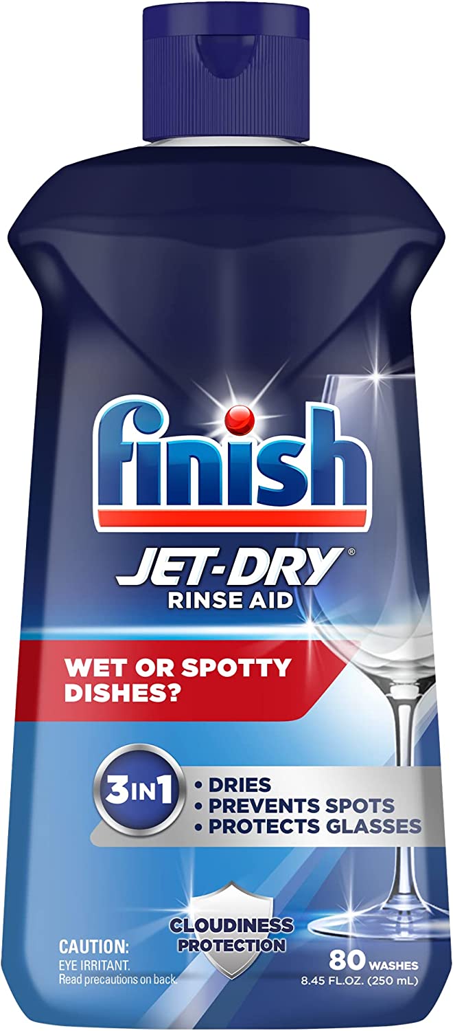 FINISH JET-DRY Rinse Aid Liquid Original - 8.45oz/8pk