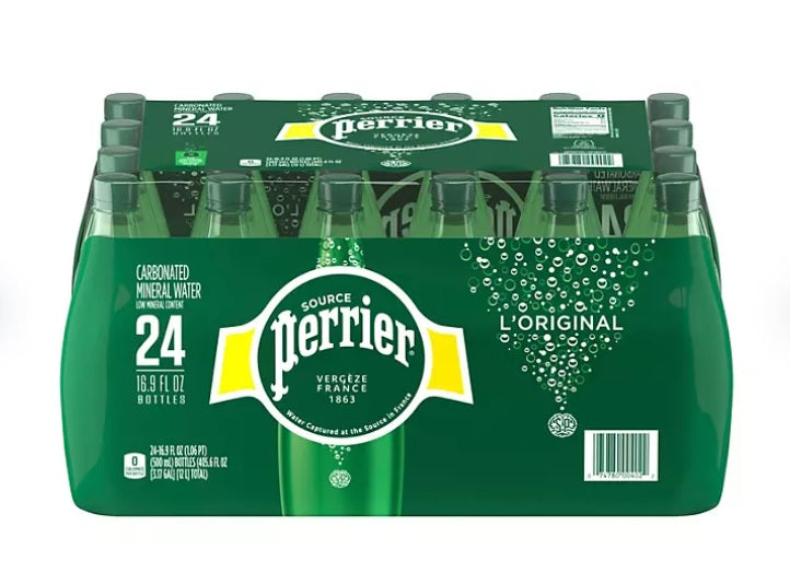 Perrier Sparkling Natural Mineral Water - 16.9oz/24pk