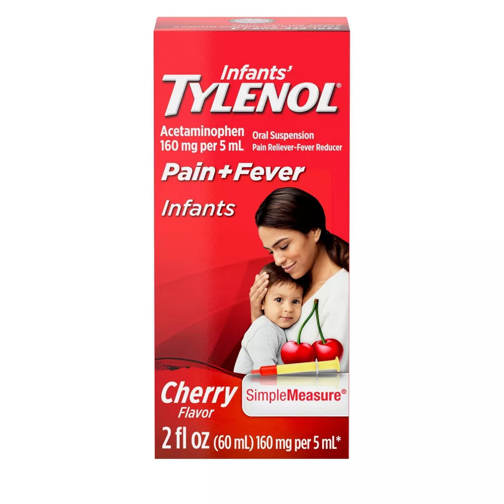 Infants' TYLENOL Pain Reliever & Fever Reducer SimpleMeasure Cherry Flavor - 2oz/6pk