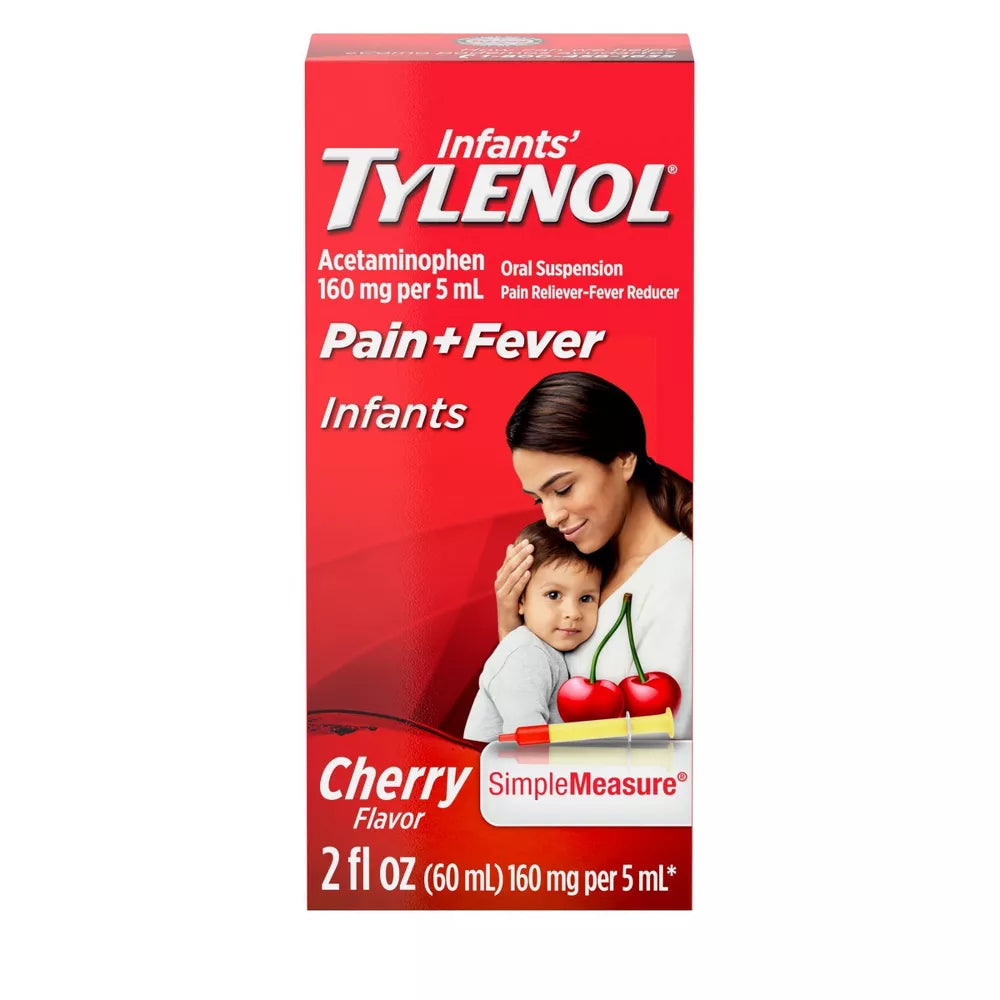 Infants' TYLENOL Pain Reliever & Fever Reducer SimpleMeasure Cherry Flavor - 2oz/36pk