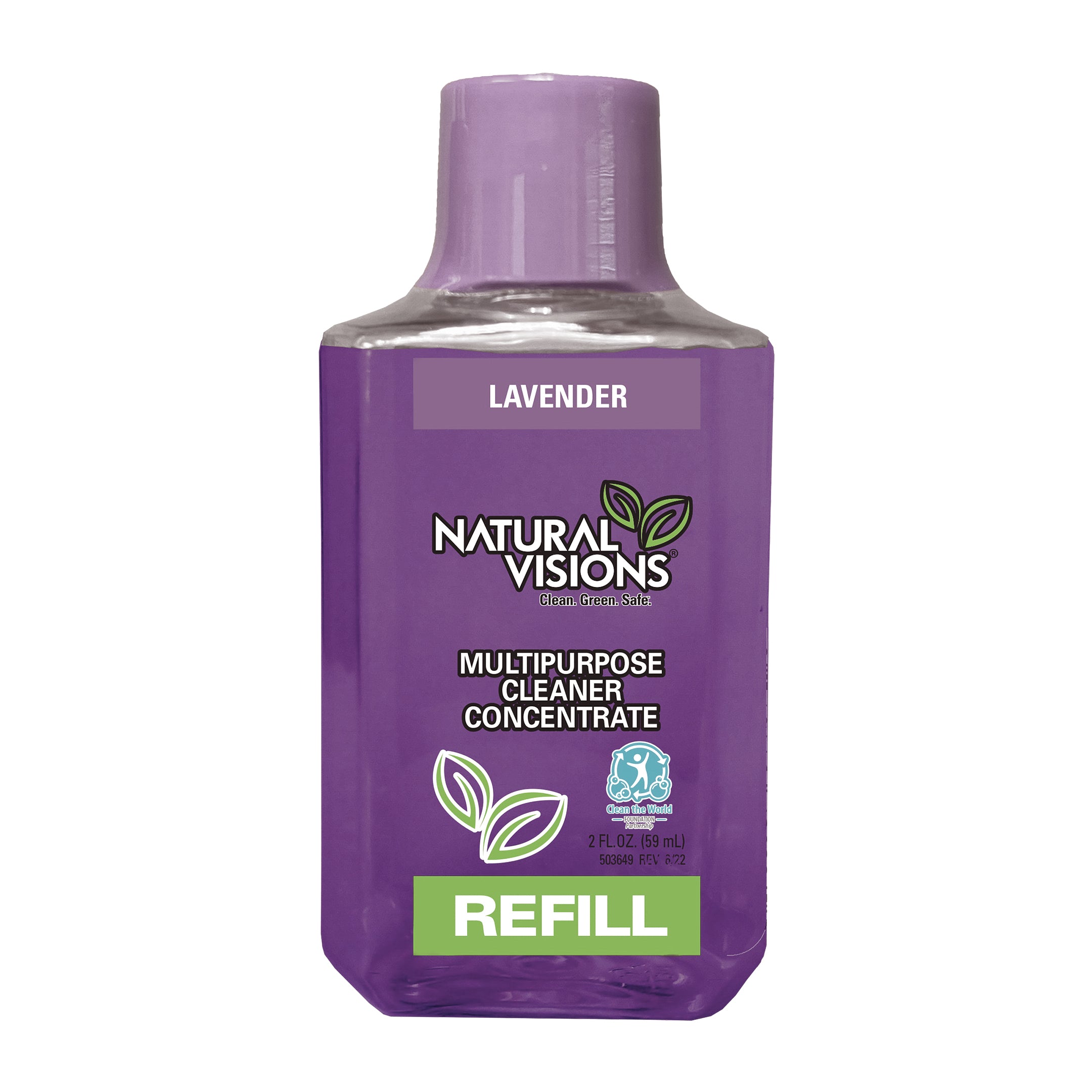 Natural Visions Lavender Multipurpose Cleaner Concentrate - 2oz/12pk