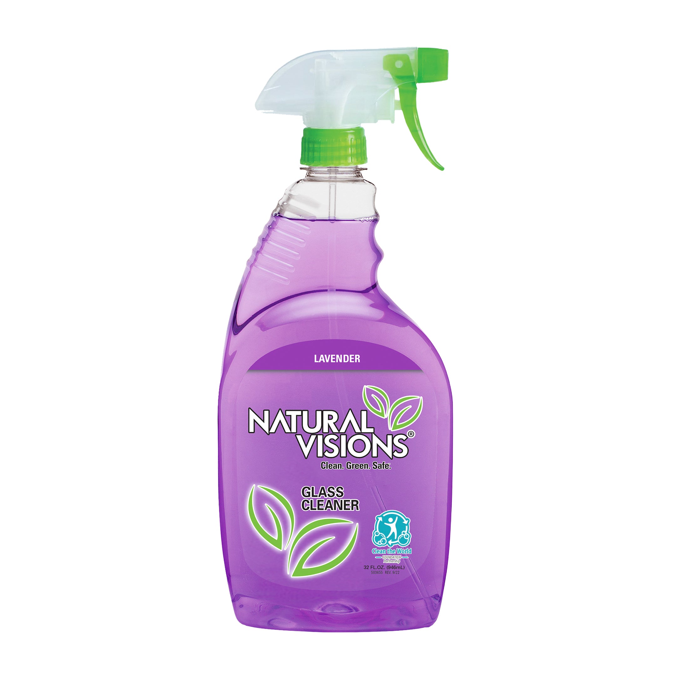 Natural Visions Lavender Glass Cleaner - 32oz/6pk