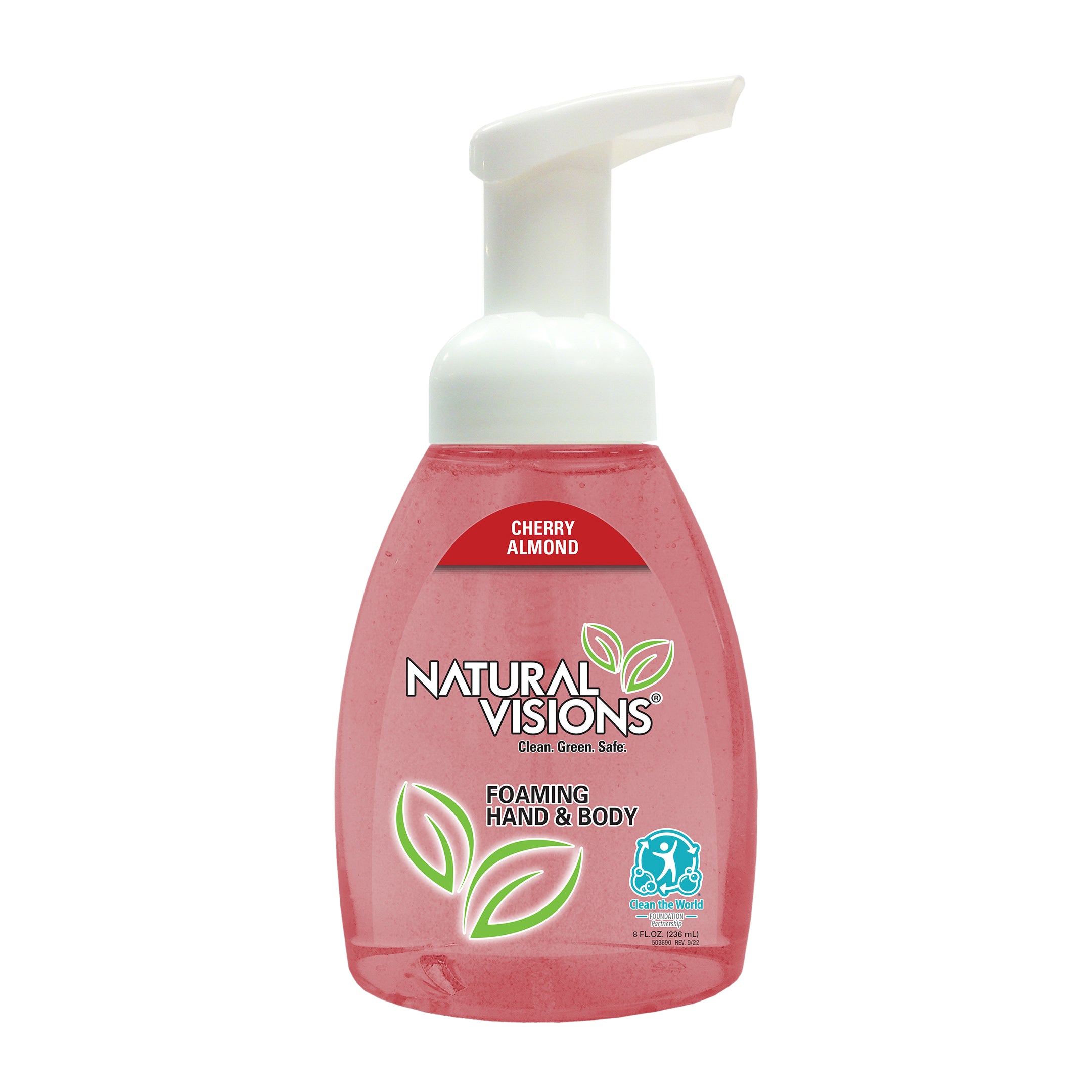 Natural Visions Cherry Almond Foaming Hand & Body Soap - 8oz/6pk