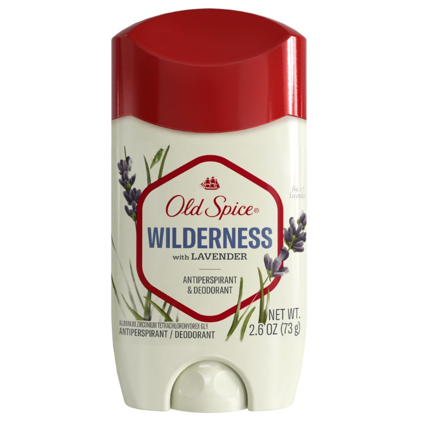 Old Spice Men's Antiperspirant & Deodorant Wilderness with Lavender - 2.26oz/12pk