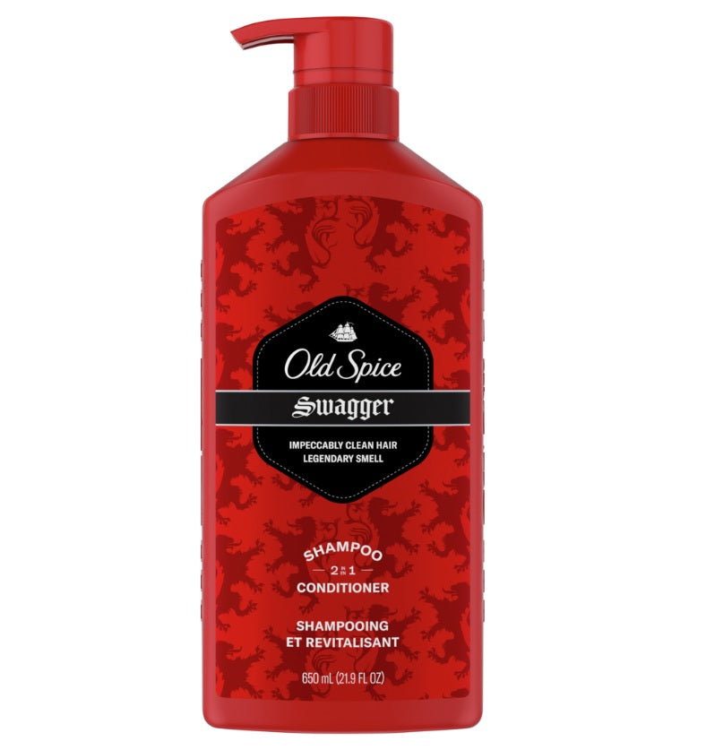 Old Spice Men's Swagger 2in1 Shampoo and Conditioner - 22oz/4pk