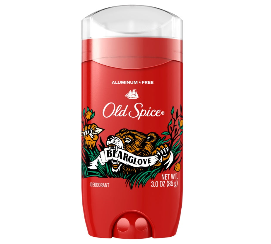 Old Spice Aluminum Free Deodorant for Men Bearglove - 3.0oz/12pk