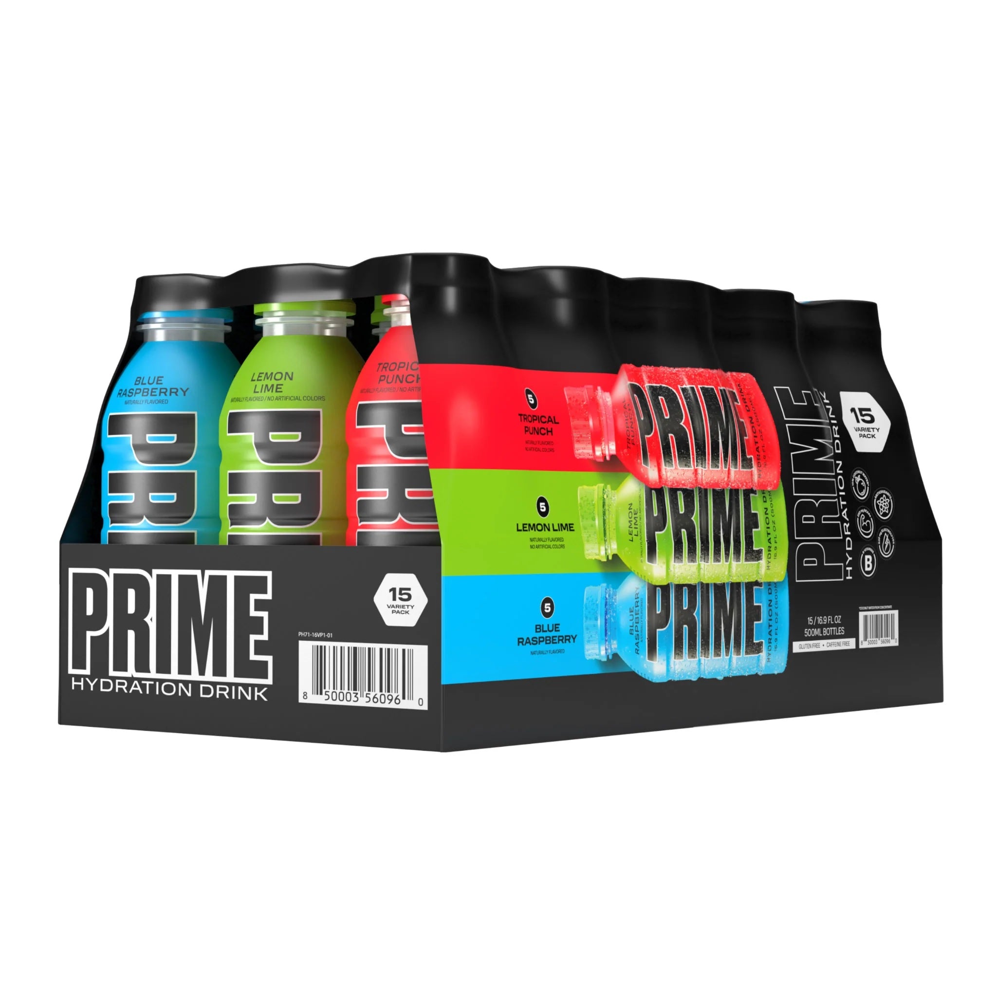 Prime Hydration Drink Variety Pack - 16.9oz/15pk