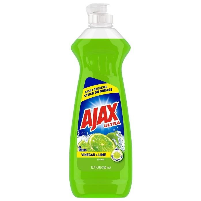 Ajax Dish Liquid Soap Vinegar & Lime Scent - 12.4oz/20pk