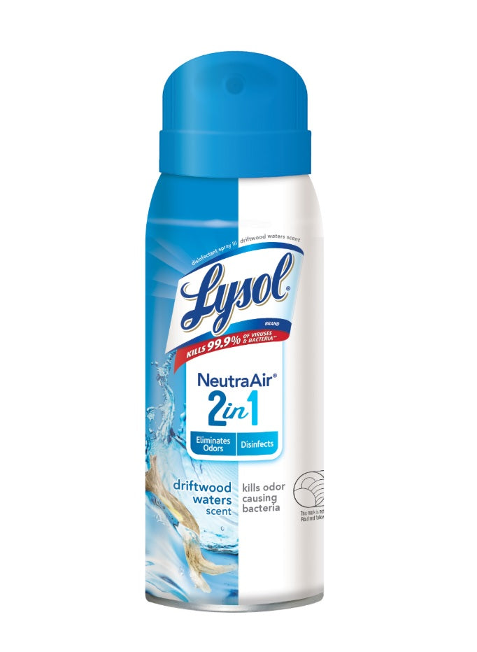 Lysol Disinfectant Spray Neutra Air Driftwood Water Scent - 10oz/6pk