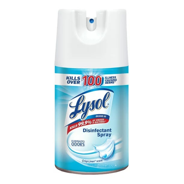 Lysol Disinfectant Spray Crisp Linen - 7oz/12pk