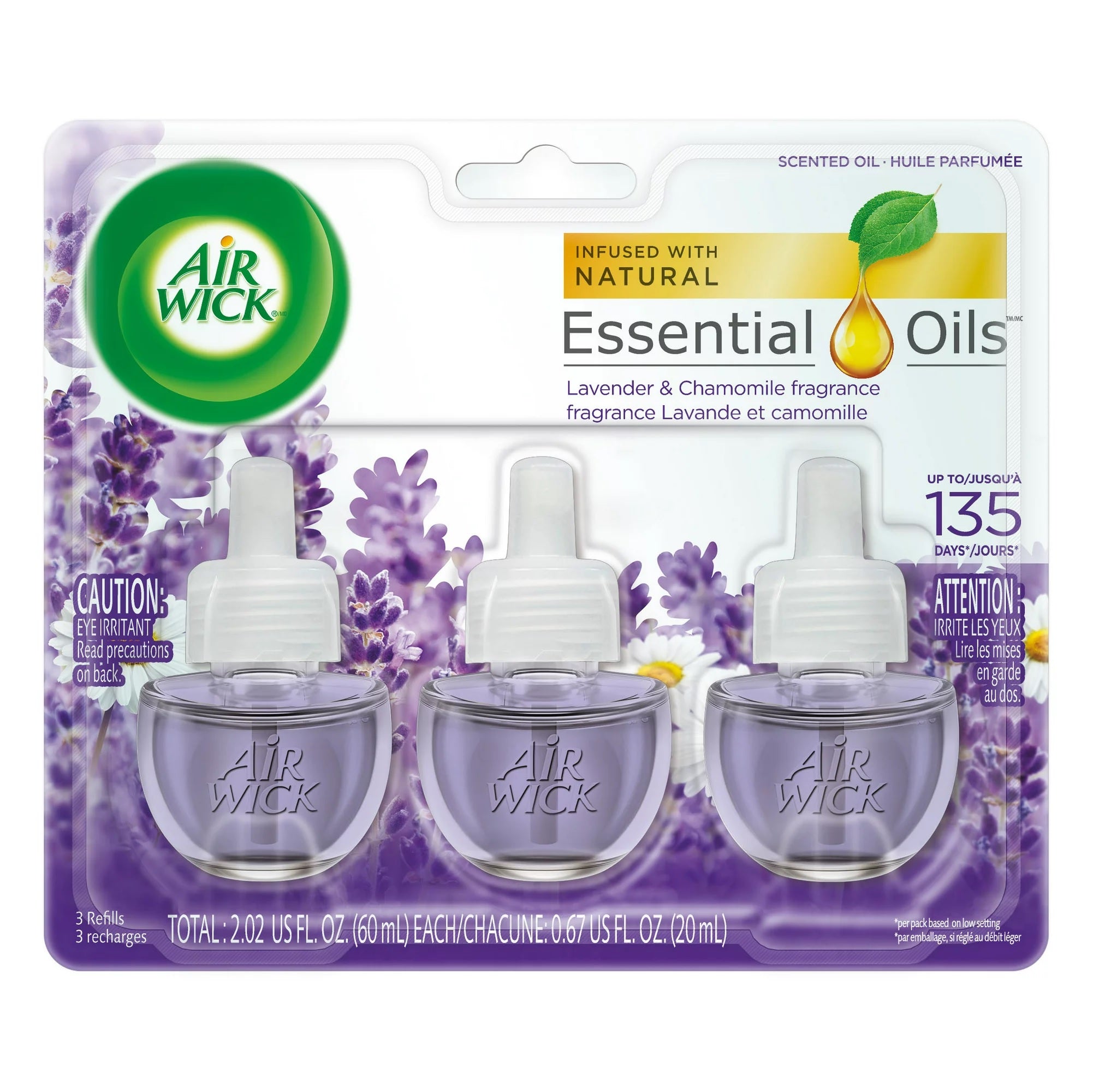 Air Wick Scented Oil Triple Refill Lavender & Chamomile 3 pack - 0.67oz/6pk