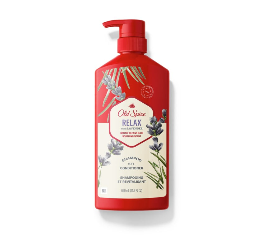 Old Spice Relax 2in1 Shampoo and Conditioner for Men - 22oz/4pk