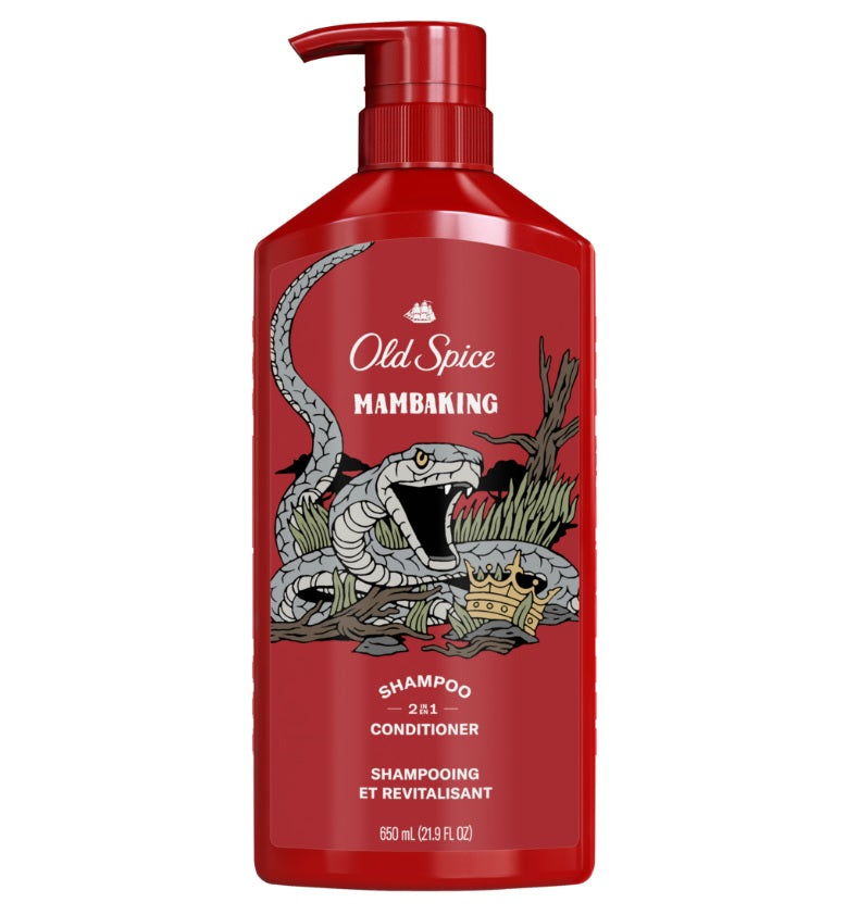Old Spice MambaKing 2n1 Men's Shampoo and Conditioner - 21.9oz/4pk