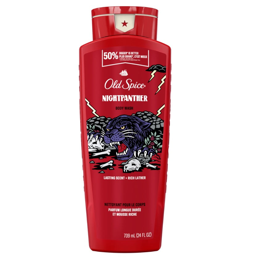 Old Spice Body Wash for Men NightPanther - 24oz/4pk
