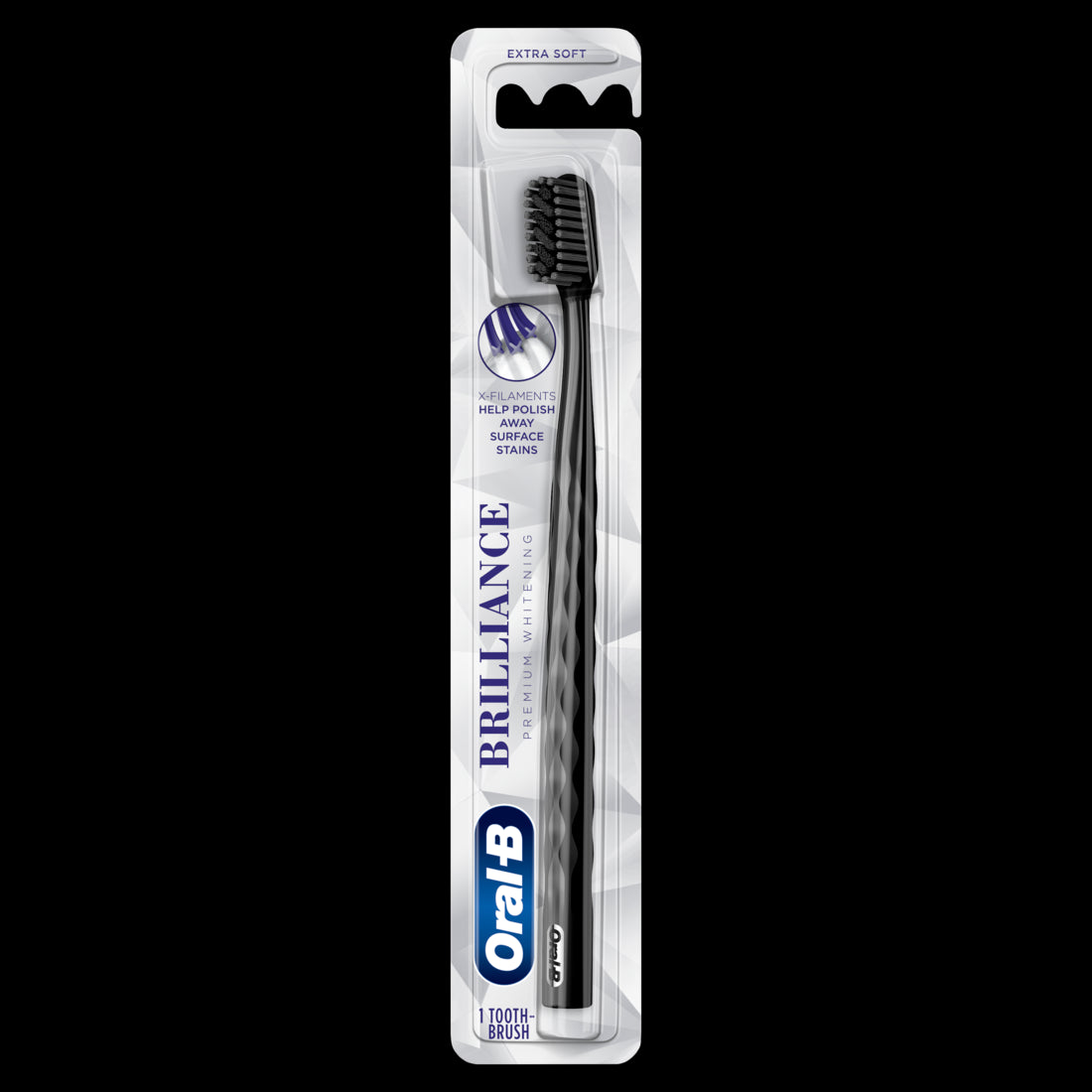 Oral-B Brilliance Whitening Toothbrush Extra Soft -1ct/72pk