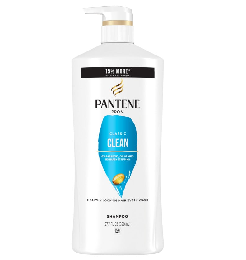 PANTENE PRO-V Classic Clean Shampoo 820mL - 27.7oz/4pk