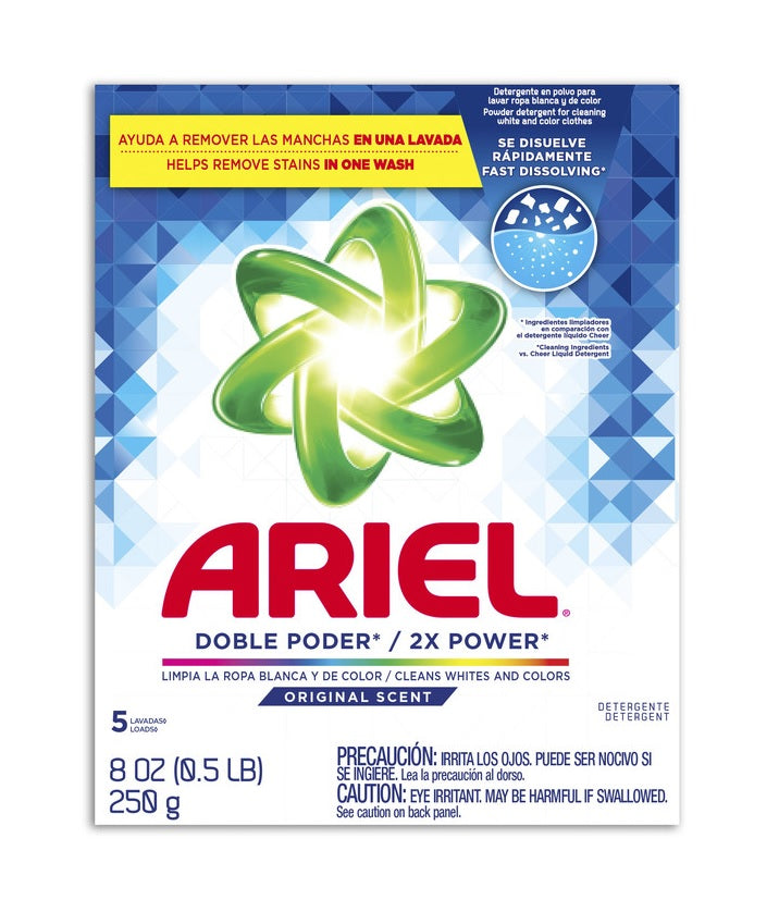 Ariel Original Detergent Powder USA 250g - 8oz/48pk