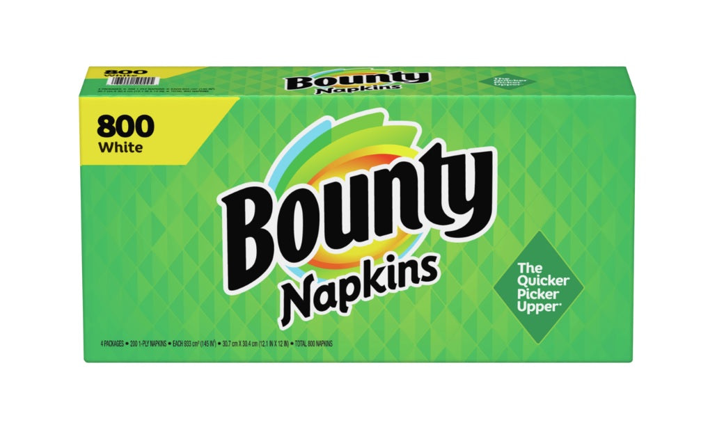 Bounty White Paper Napkins - 800ct/1pk