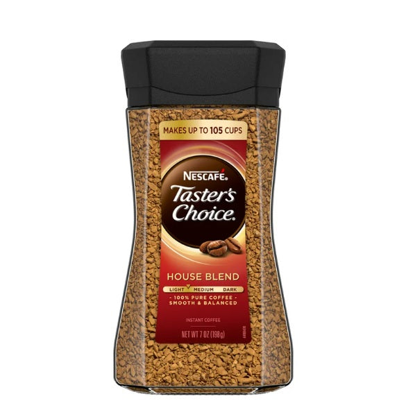 Nescafe Taster's Choice House Blend Glass - 7oz/4pk